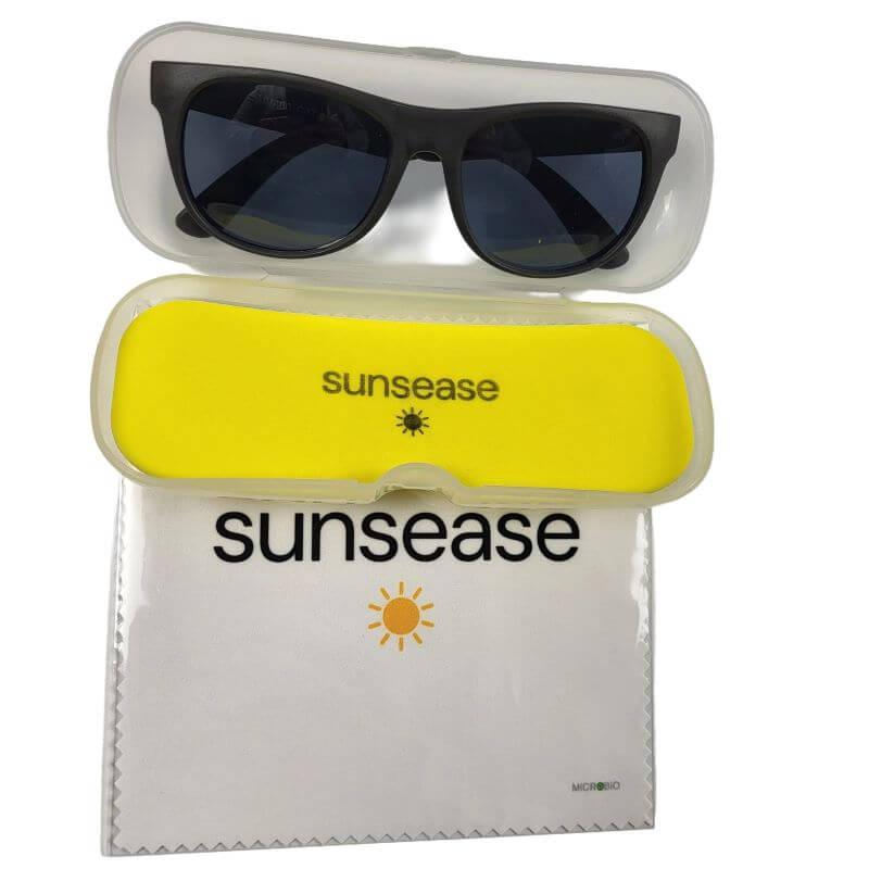 LUNETTES DE SOLEIL PAS CHER HOMME FEMME WAYFARER NOIRES - Sunsease