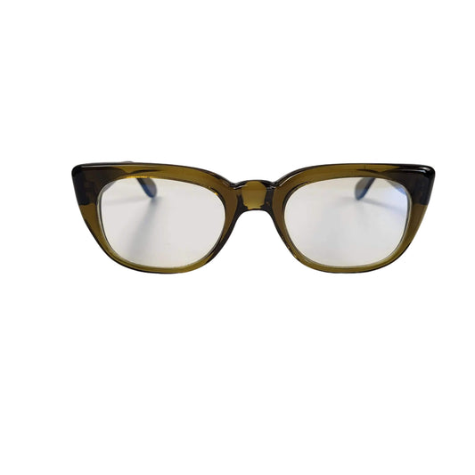 LUNETTES DE SOLEIL OU DE VUE FEMMES LESCA DATE VERT KAKI