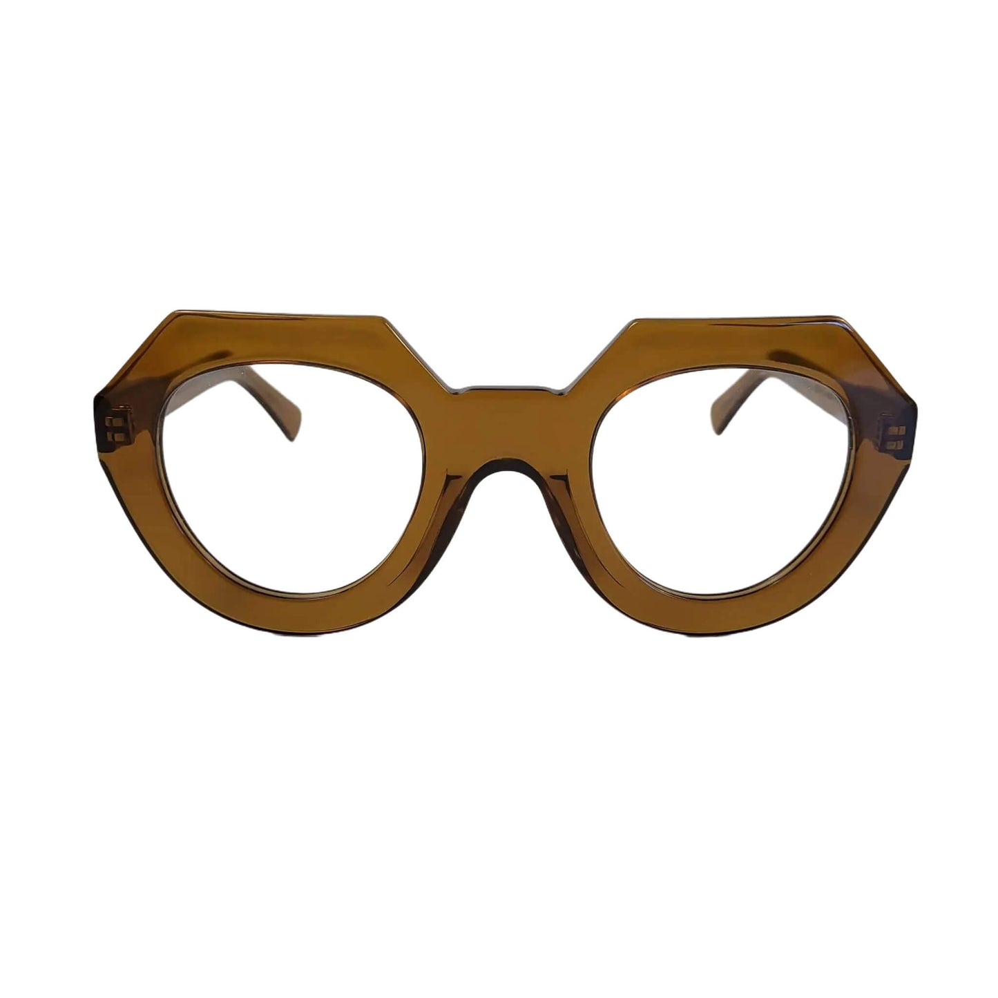 LUNETTES DE SOLEIL OU DE VUE UNISEX LESCA SUMO COGNAC