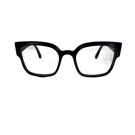 LUNETTES UNISEX LUCAS DE STAËL ZEPPELIN 08 CUIR NOIR